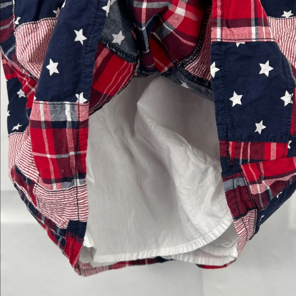 Gymboree - Size 6 - Girls Dress - Quilted - Americana - Red, White, Blue